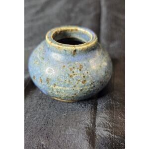 1 3/4" Pottery Vase Marked